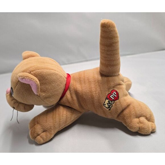 Tonka Pound Purries Plush Cat Brown Striped Stuffed Animal 1980s Polyester Toy - Picture 2 of 6